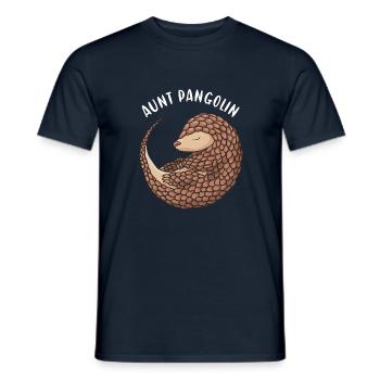 Tante Pangolin - T-shirt homme - marine - Devant - AI Model Male 178 light (178cm)