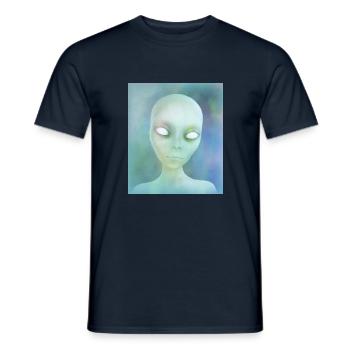 Alien - Men's T-Shirt - navy - Front - AI Model Male 178 light (178cm)