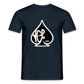 ridm ace - Männer T-Shirt - Navy - Vorne - AI Model Male 178 light (178cm)