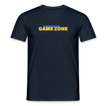 GAME ZONE - Männer T-Shirt - Navy - Vorne - AI Model Male 178 light (178cm)