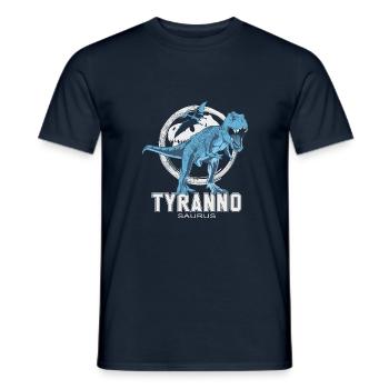 Dinosaurier Tyrannussaurus Dino Dinosaur - Men's T-Shirt - navy - Front - AI Model Male 178 light (178cm)