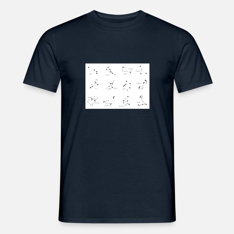 Sternzeichen - Männer T-Shirt - Navy