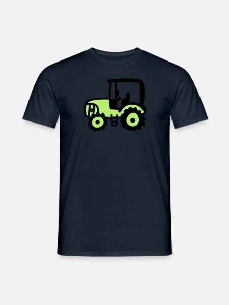 Tractor - Men's T-Shirt - navy