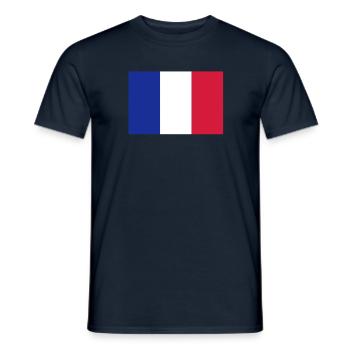 Flagg - Männer T-Shirt - Navy - Vorne - AI Model Male 178 light (178cm)