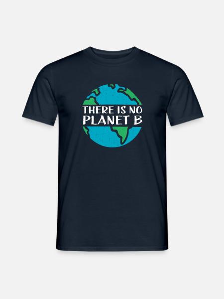 No Planet B Klimawandel Umwelt Geschenk - Männer T-Shirt - Navy