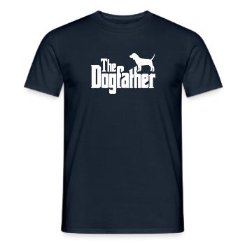 The Dogfather: Beagle (Hell) - Männer T-Shirt - Navy - Vorne - AI Model Male 178 light (178cm)