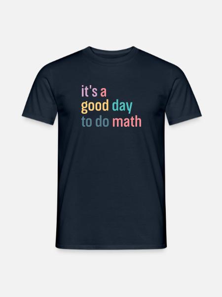 Mathe Mathematik Mathematiker Schule Nerd Geschenk - Männer T-Shirt - Navy
