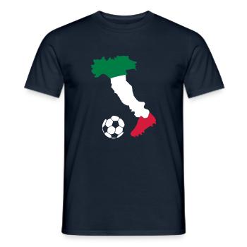 italia_2_3c - T-shirt homme - marine - Devant - AI Model Male 178 light (178cm)