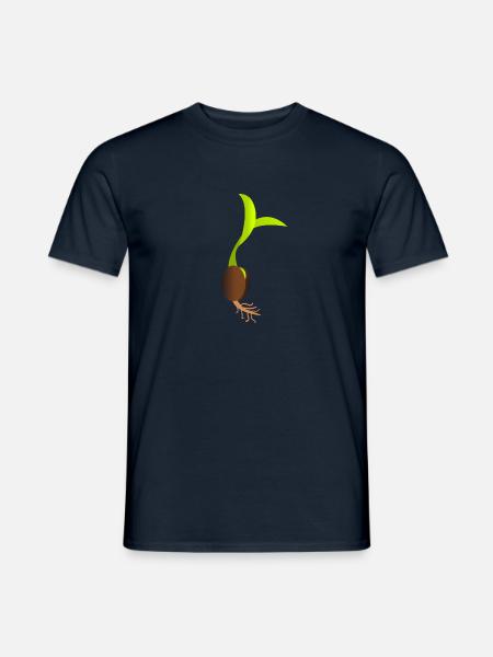seedling - Men's T-Shirt - navy