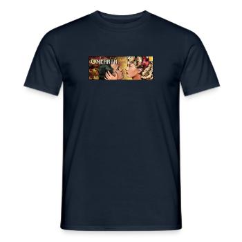 OnEarth The Comic Book - Men's T-Shirt - navy - Front - AI Model Male 178 light (178cm)