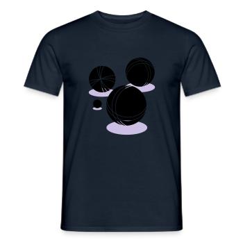boule - Männer T-Shirt - Navy - Vorne - AI Model Male 178 light (178cm)