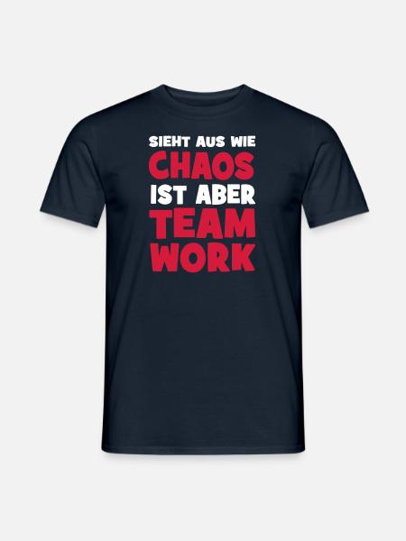 Teamwork - Männer T-Shirt - Navy