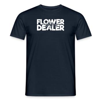 florist - Men's T-Shirt - navy - Front - AI Model Male 178 light (178cm)