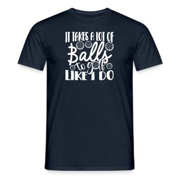 Golf Golf golf golf golfeurs - T-shirt homme - marine - Devant - AI Model Male 178 light (178cm)