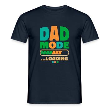 Laden im Dad-Modus Laden - Männer T-Shirt - Navy - Vorne - AI Model Male 178 light (178cm)