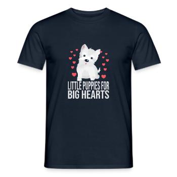 SAUVETAGE ANIMAL AIDE AUX ANIMAUX - T-shirt homme - marine - Devant - AI Model Male 178 light (178cm)