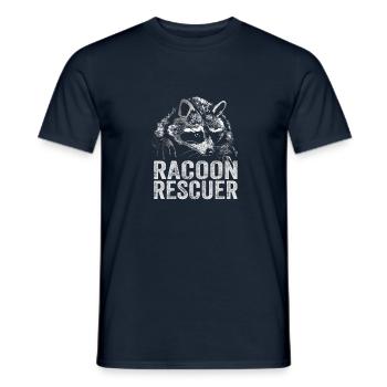 Raton laveur - T-shirt homme - marine - Devant - AI Model Male 178 light (178cm)