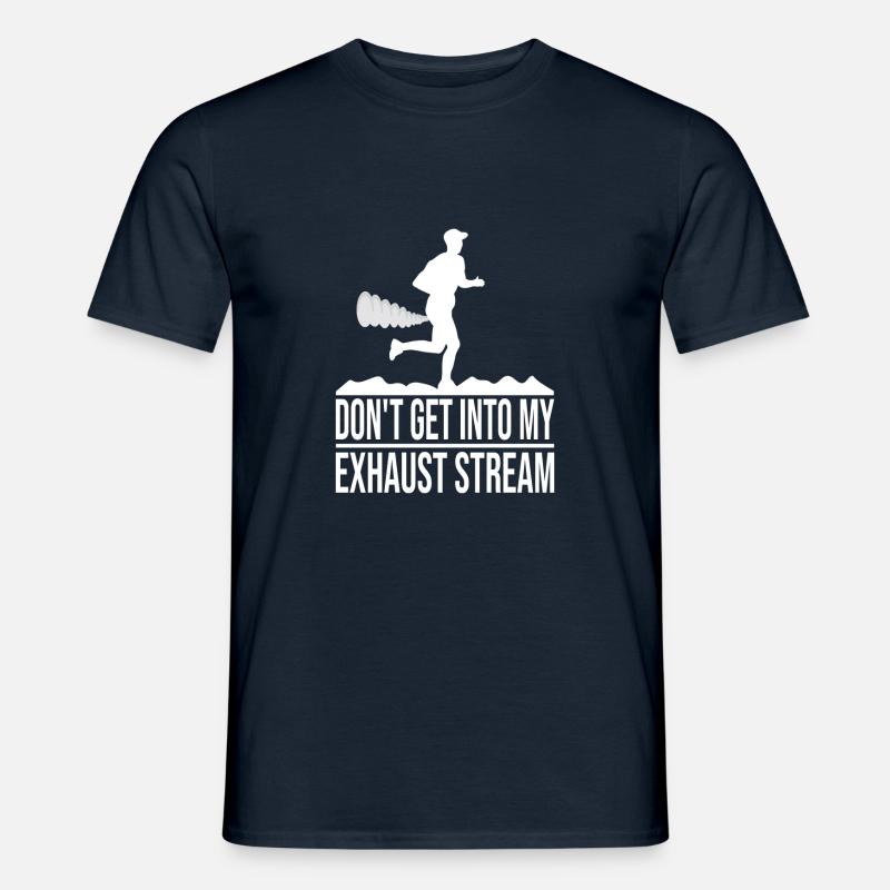 Marathon - Männer T-Shirt - Navy