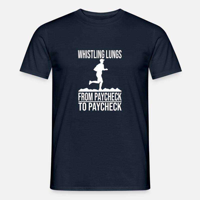 Marathon - Männer T-Shirt - Navy