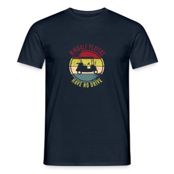 Golf - Männer T-Shirt - Navy - Vorne - AI Model Male 178 light (178cm)