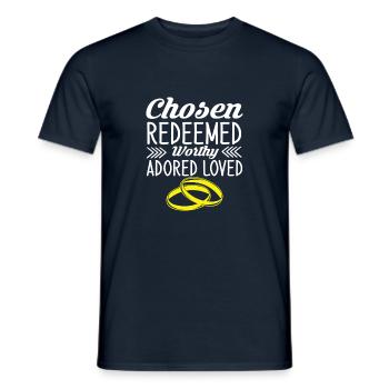 Heiraten - Männer T-Shirt - Navy - Vorne - AI Model Male 178 light (178cm)