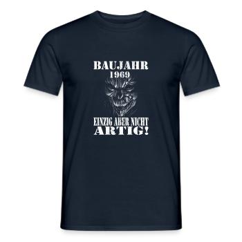 1969 Geburtstag - Männer T-Shirt - Navy - Vorne - AI Model Male 178 light (178cm)