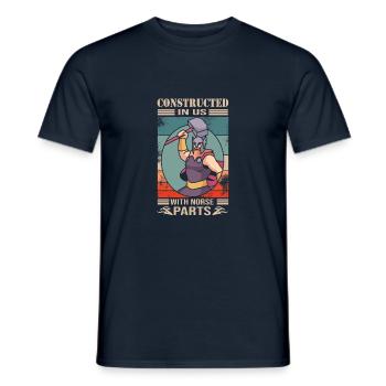 Viking - T-shirt homme - marine - Devant - AI Model Male 178 light (178cm)