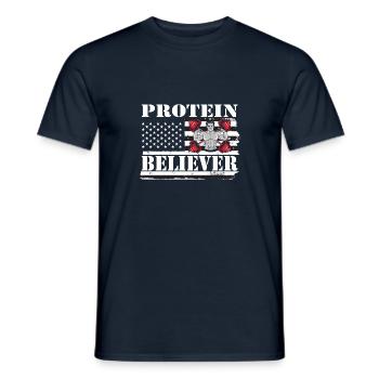 Culturisme - T-shirt homme - marine - Devant - AI Model Male 178 light (178cm)