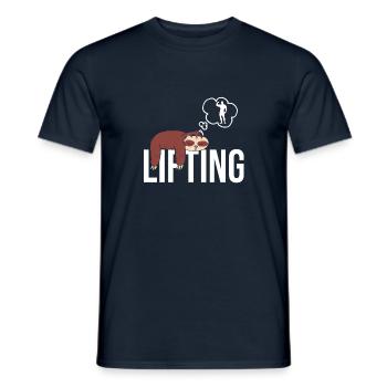 Culturisme - T-shirt homme - marine - Devant - AI Model Male 178 light (178cm)