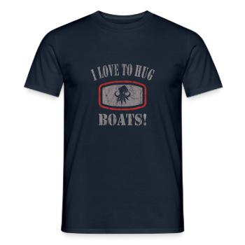 Oktopus - Männer T-Shirt - Navy - Vorne - AI Model Male 178 light (178cm)