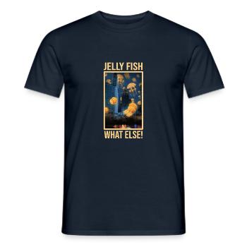 Jelly Whisperer - Men's T-Shirt - navy - Front - AI Model Male 178 light (178cm)