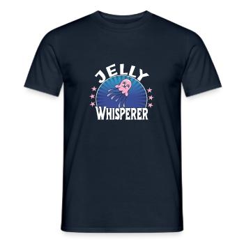 Jelly Whisperer - Men's T-Shirt - navy - Front - AI Model Male 178 light (178cm)