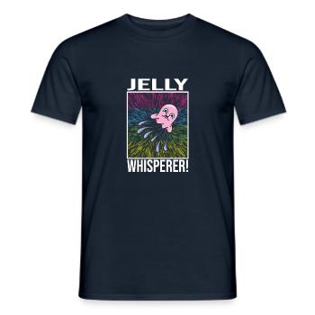 Jelly Whisperer - Men's T-Shirt - navy - Front - AI Model Male 178 light (178cm)