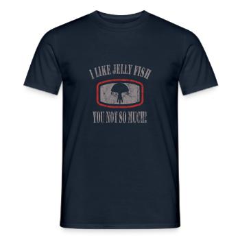 Jelly Whisperer - Men's T-Shirt - navy - Front - AI Model Male 178 light (178cm)