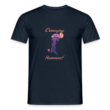 Jelly Whisperer - Men's T-Shirt - navy - Front - AI Model Male 178 light (178cm)