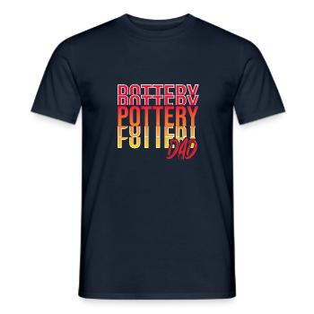 Faire de la poterie - T-shirt homme - marine - Devant - AI Model Male 178 light (178cm)