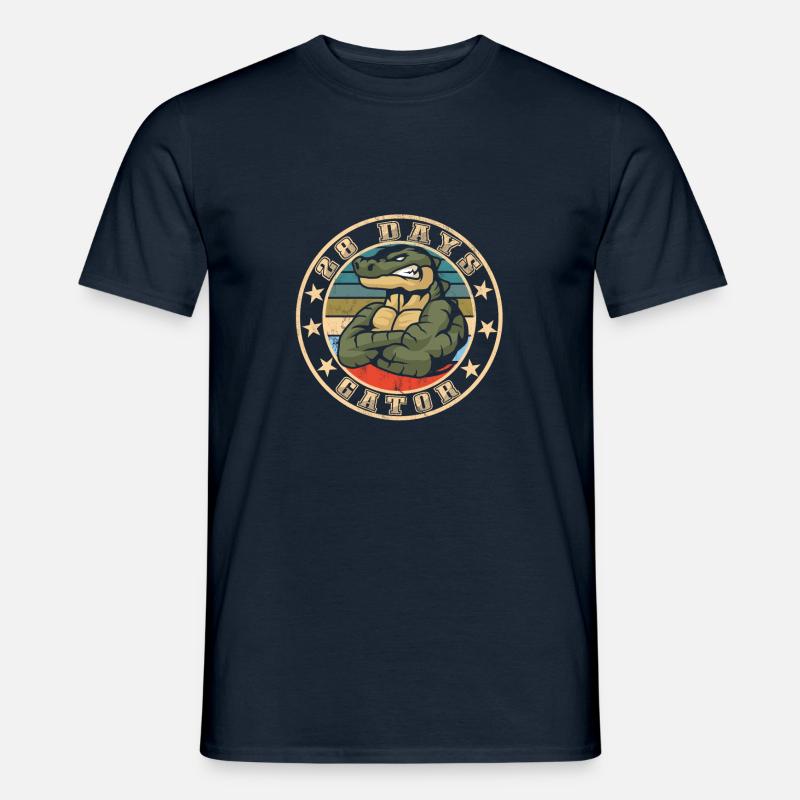 Echse Gator - Männer T-Shirt - Navy