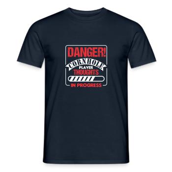 Cornhole - T-shirt homme - marine - Devant - AI Model Male 178 light (178cm)