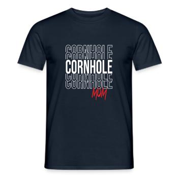 Cornhole - T-shirt homme - marine - Devant - AI Model Male 178 light (178cm)