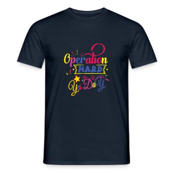 Oui Jour - T-shirt homme - marine - Devant - AI Model Male 178 light (178cm)