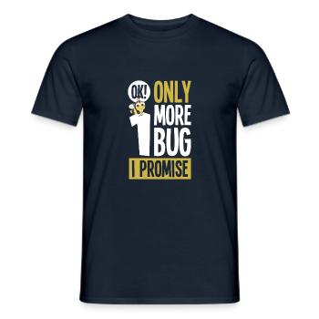 Insectes - T-shirt homme - marine - Devant - AI Model Male 178 light (178cm)