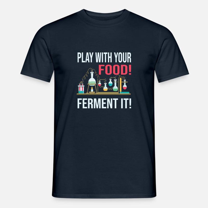 Fermentation - Männer T-Shirt - Navy