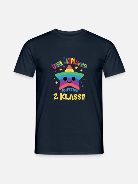 2. Schuljahr - Männer T-Shirt - Navy