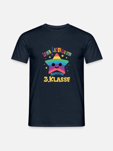 3. Schuljahr - Männer T-Shirt - Navy