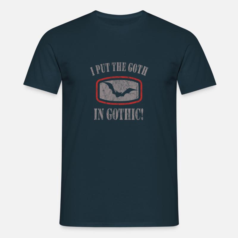 Goth Emo - Männer T-Shirt - Navy