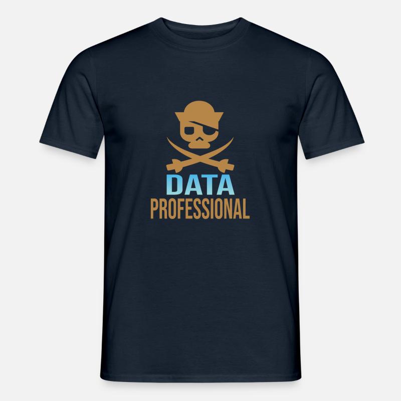 Daten Analytiker Datenschutz Beauftragter - Männer T-Shirt - Navy