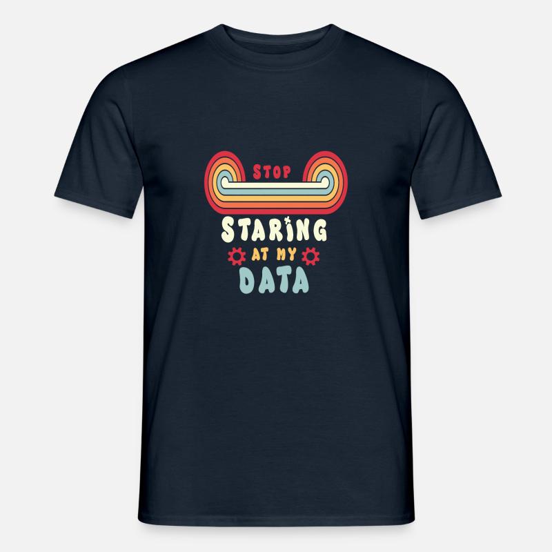 Data Analyst Data Protection Officer - Men's T-Shirt - navy