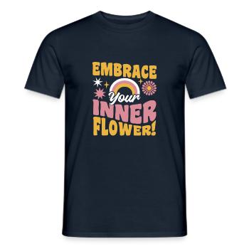 Hippy - Men's T-Shirt - navy - Front - AI Model Male 178 light (178cm)
