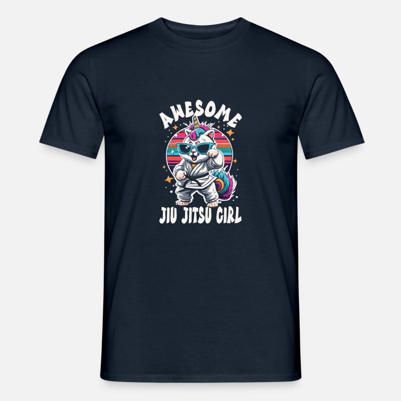 Jiu Jitsu - Männer T-Shirt - Navy