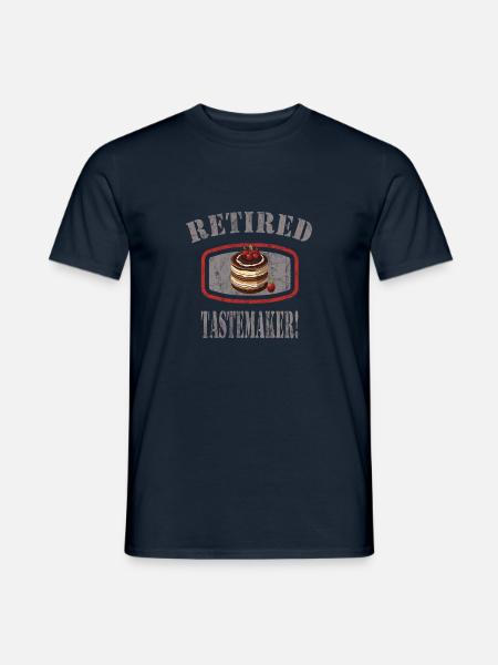 Italienisches Essen - Männer T-Shirt - Navy